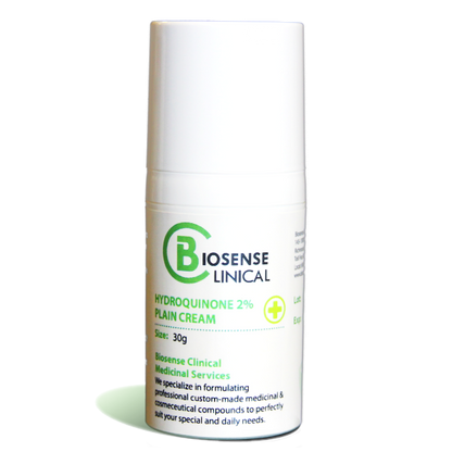 BiosenseClinical HQ 2% Cream - Plain